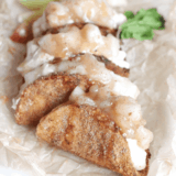 Air Fryer Apple Pie Cheesecake Tacos
