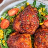 Air Fryer BBQ Chicken Thighs