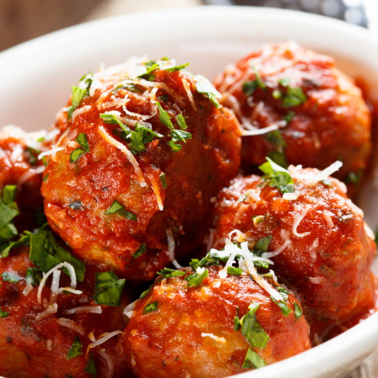 Air Fryer Buffalo Chicken Meatballs