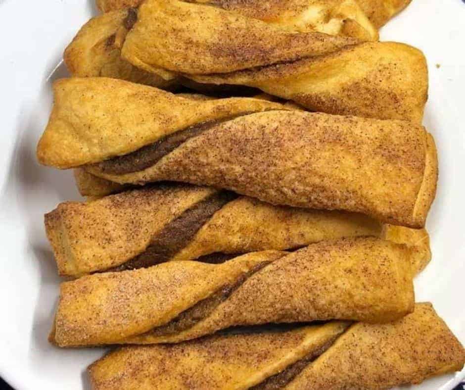 Air Fryer Apple Pie Cinnamon Twists