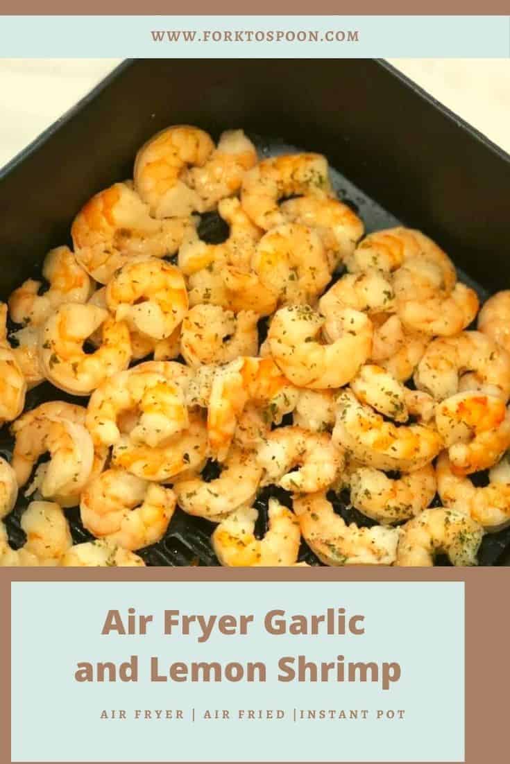 Air Fryer Garlic and Lemon Shrimp - Fork To Spoon
