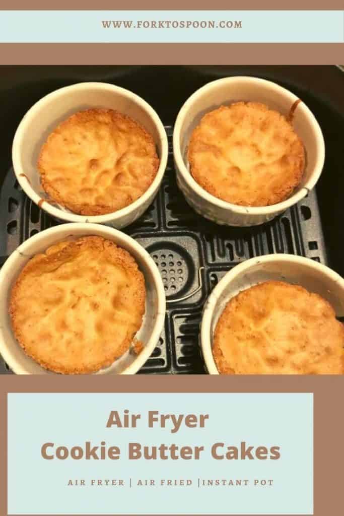 Air Fryer Cookie Butter Cake