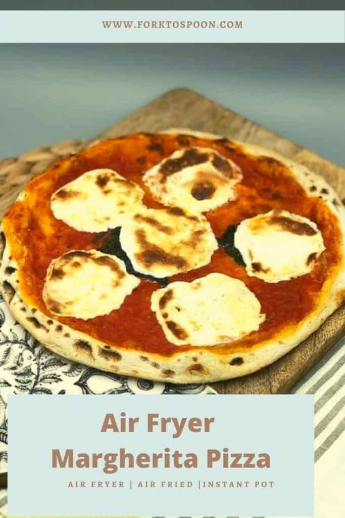 Air Fryer Margherita Pizza