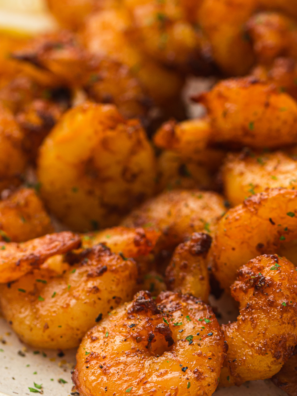 air fryer lemon garlic shrimp