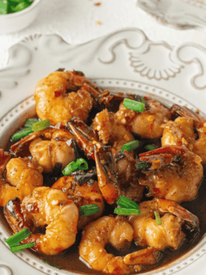 Air Fryer Honey Garlic Shrimp