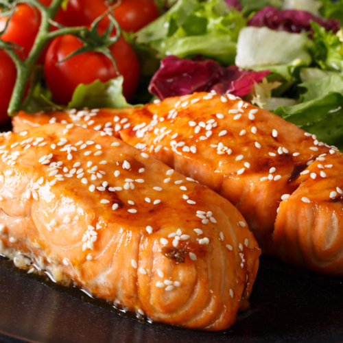 Air Fryer Honey Lemon Salmon - Fork To Spoon