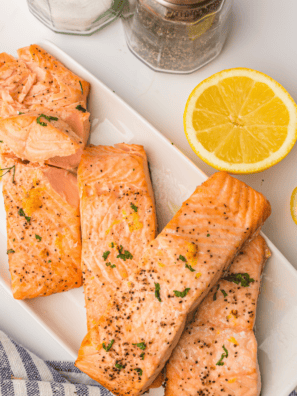 air fryer lemon dijon salmon