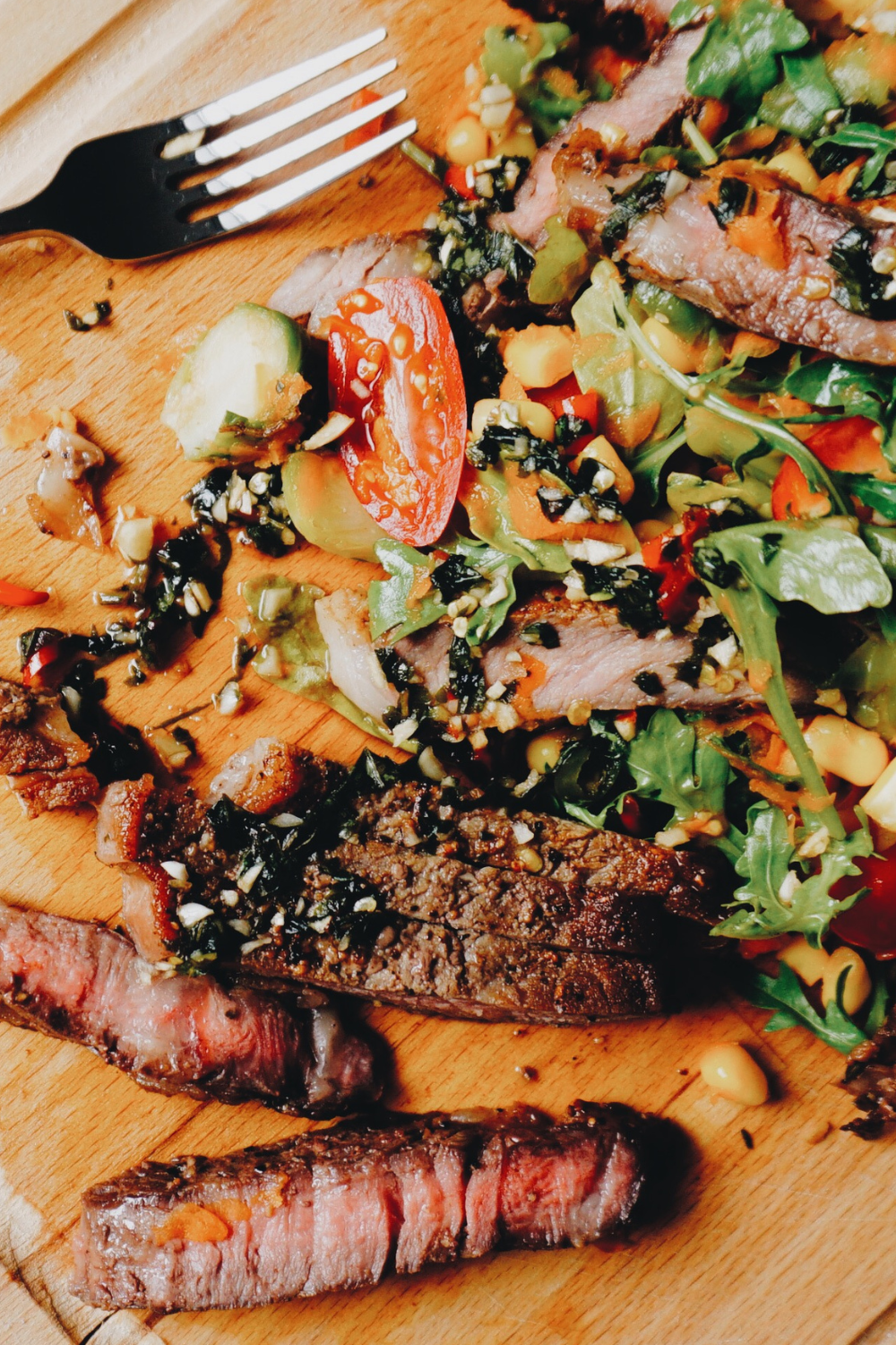 Air Fryer Steak Salad