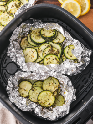 Air Fryer Zucchini Foil Packets