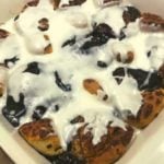 Air Fryer Blueberry Cinnamon Coffee Cake