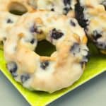 Air Fryer Blueberry Donuts