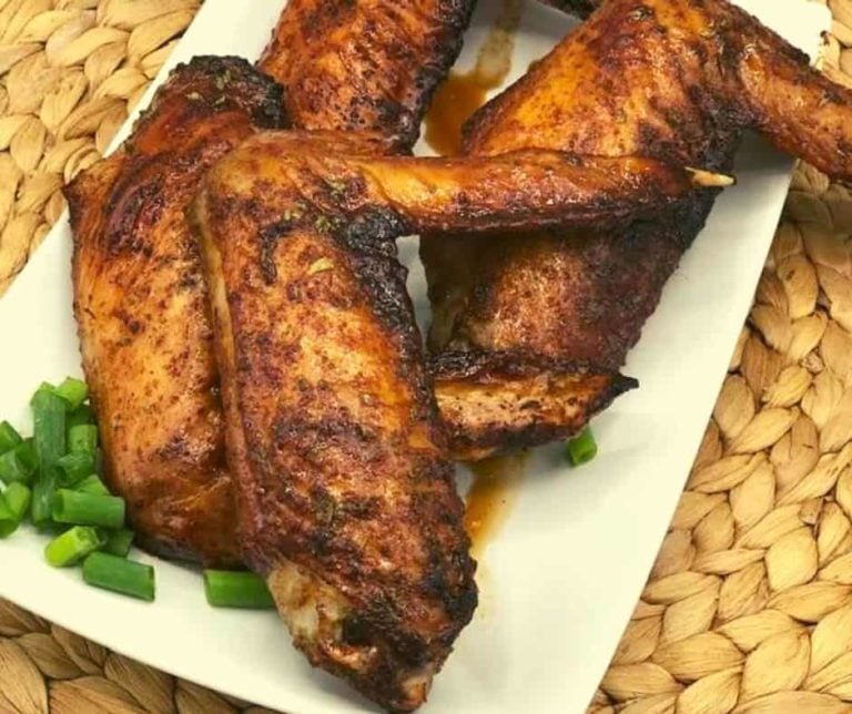 Air Fryer Honey Roasted Turkey Wings Fork To Spoon