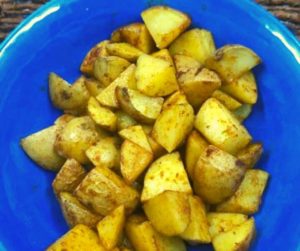 Air Fryer Herb-Garlic Roasted Potatoes