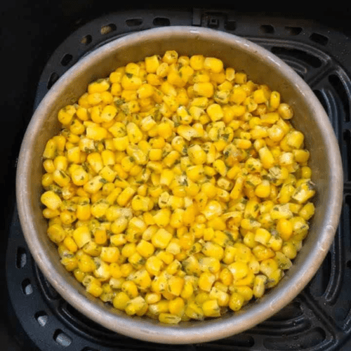 How To Cook Frozen Corn Kernels In The Air Fryer Fork To Spoon
