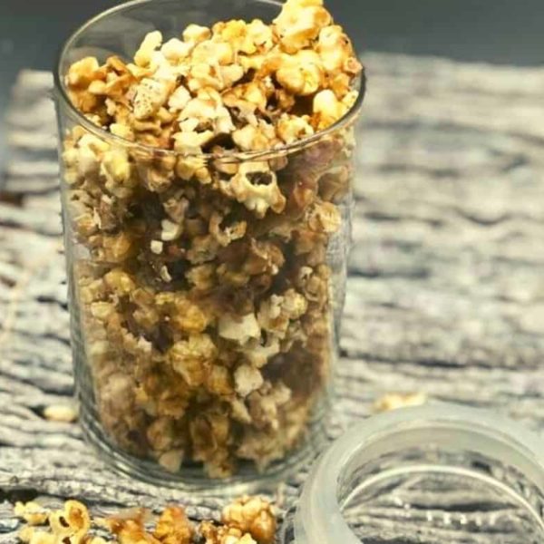 Air Fryer Caramel Popcorn Fork To Spoon