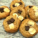 Air Fryer Peanut Butter Chocolate Chunk Cookies