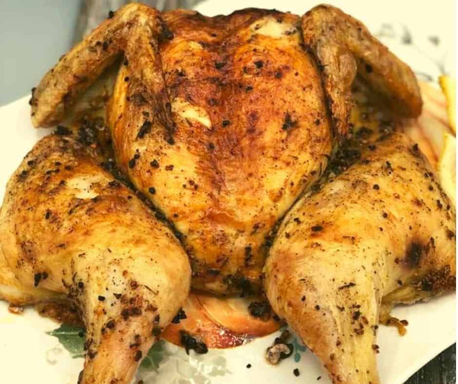 Air Fryer Spatchcock Chicken