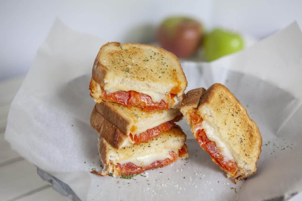 Air Fryer Pepperoni Grilled Cheese - Fork To Spoon