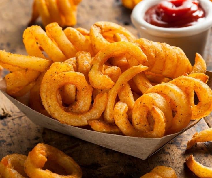 Air Fryer Frozen Curly Fries