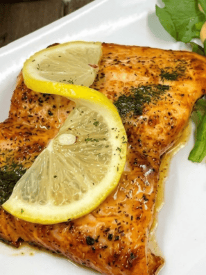 Air Fryer Honey Lemon Salmon (Easy 15-Minute Keto Dinner)