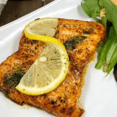 Air Fryer Honey Lemon Salmon (Easy 15-Minute Keto Dinner)