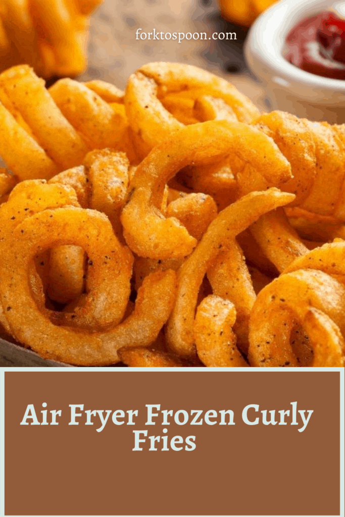 Curly Fries In The Air Fryer Fork To Spoon