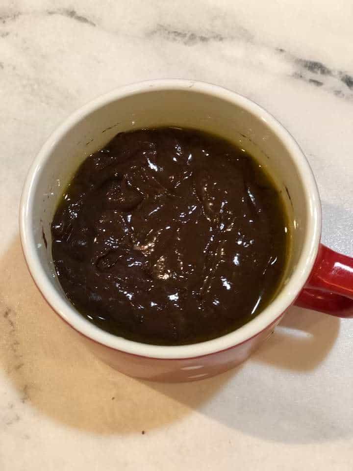 Air Fryer Eggless Chocolate Mug Cake