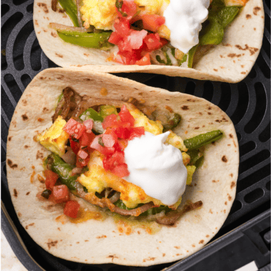 Air Fryer Breakfast Tacos