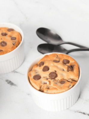 Air Fryer Chocolate Chip Cookie in A Cup