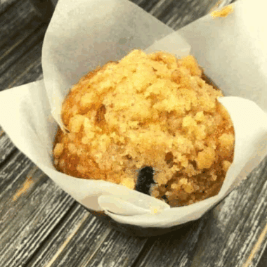 Air Fryer Copycat Panera Wild Blueberry Muffins