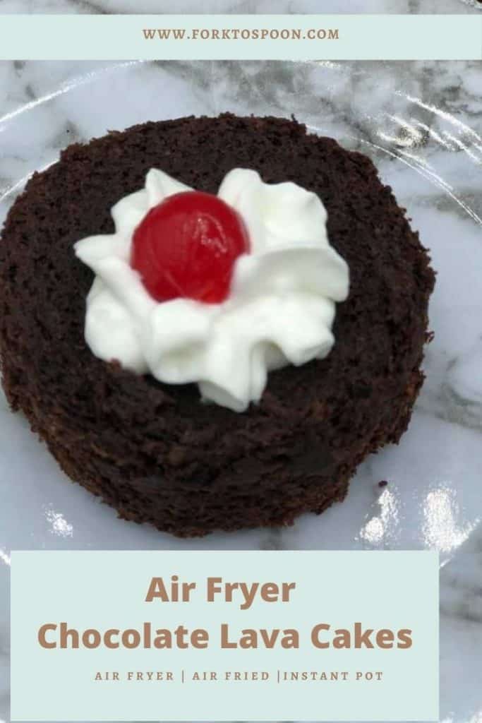 Air Fryer Chocolate Lava Cakes