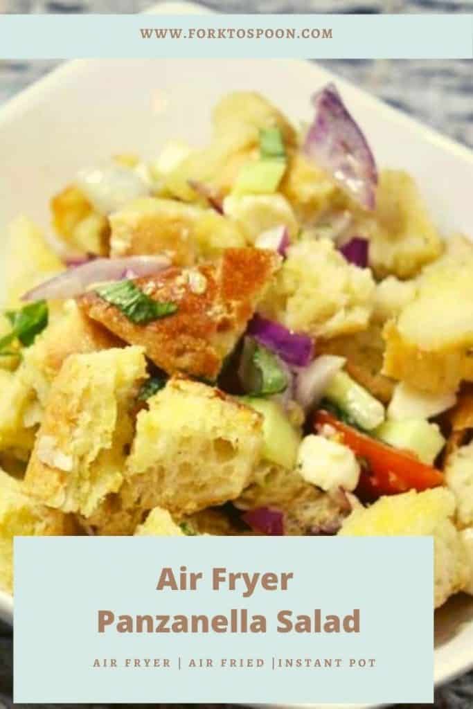 Air Fryer Panzanella Salad