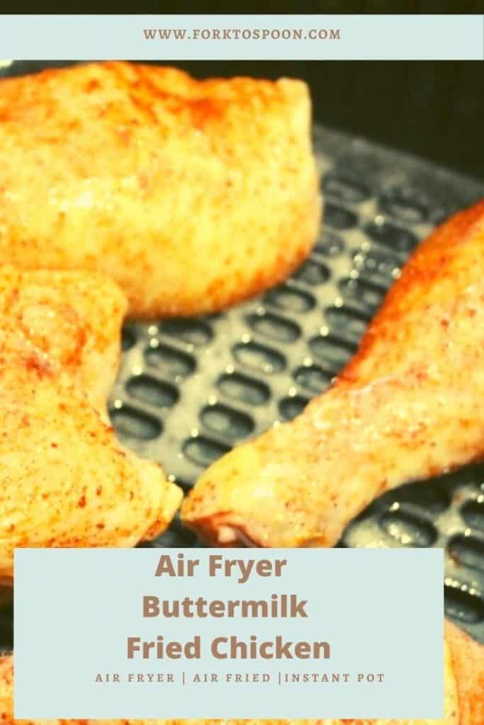 Air Fryer Buttermilk Fried Chicken