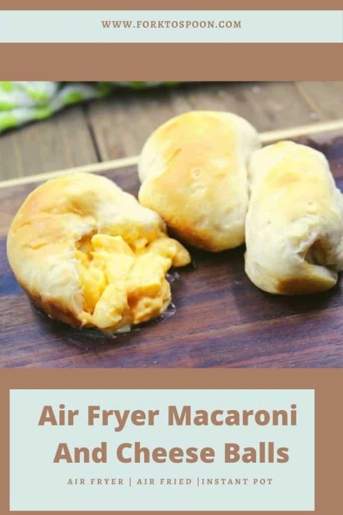 Air Fryer Macaroni And Cheese Balls