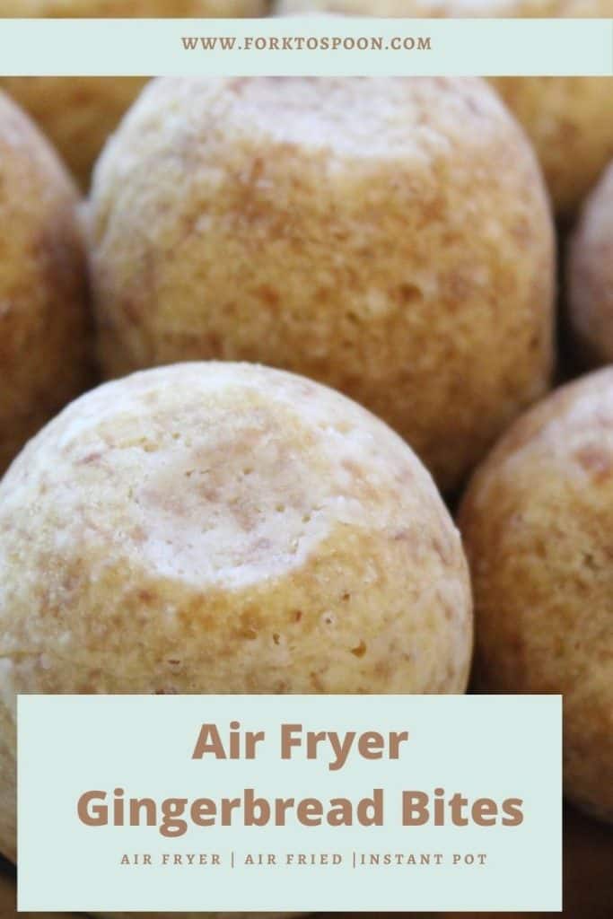 Air Fryer Gingerbread Bites