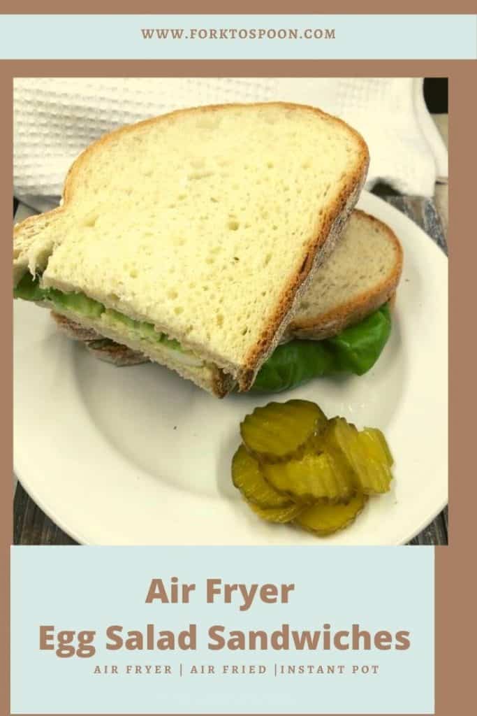 Air Fryer Egg Salad Sandwiches Fork To Spoon