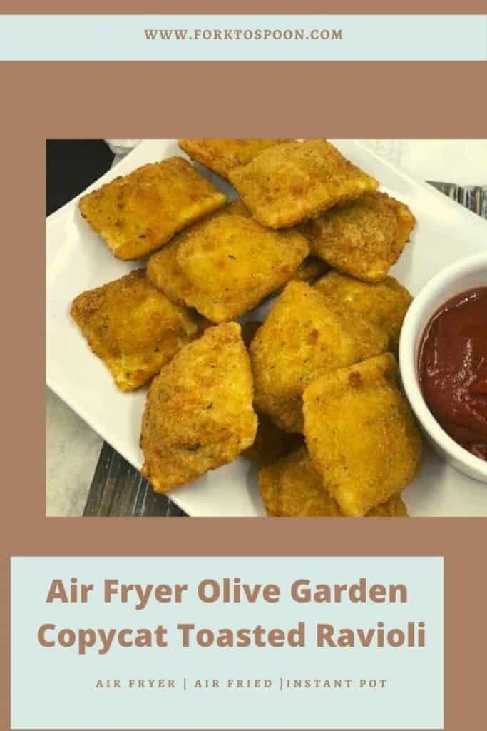 Air Fryer Olive Garden Copycat Toasted Ravioli Fork To Spoon