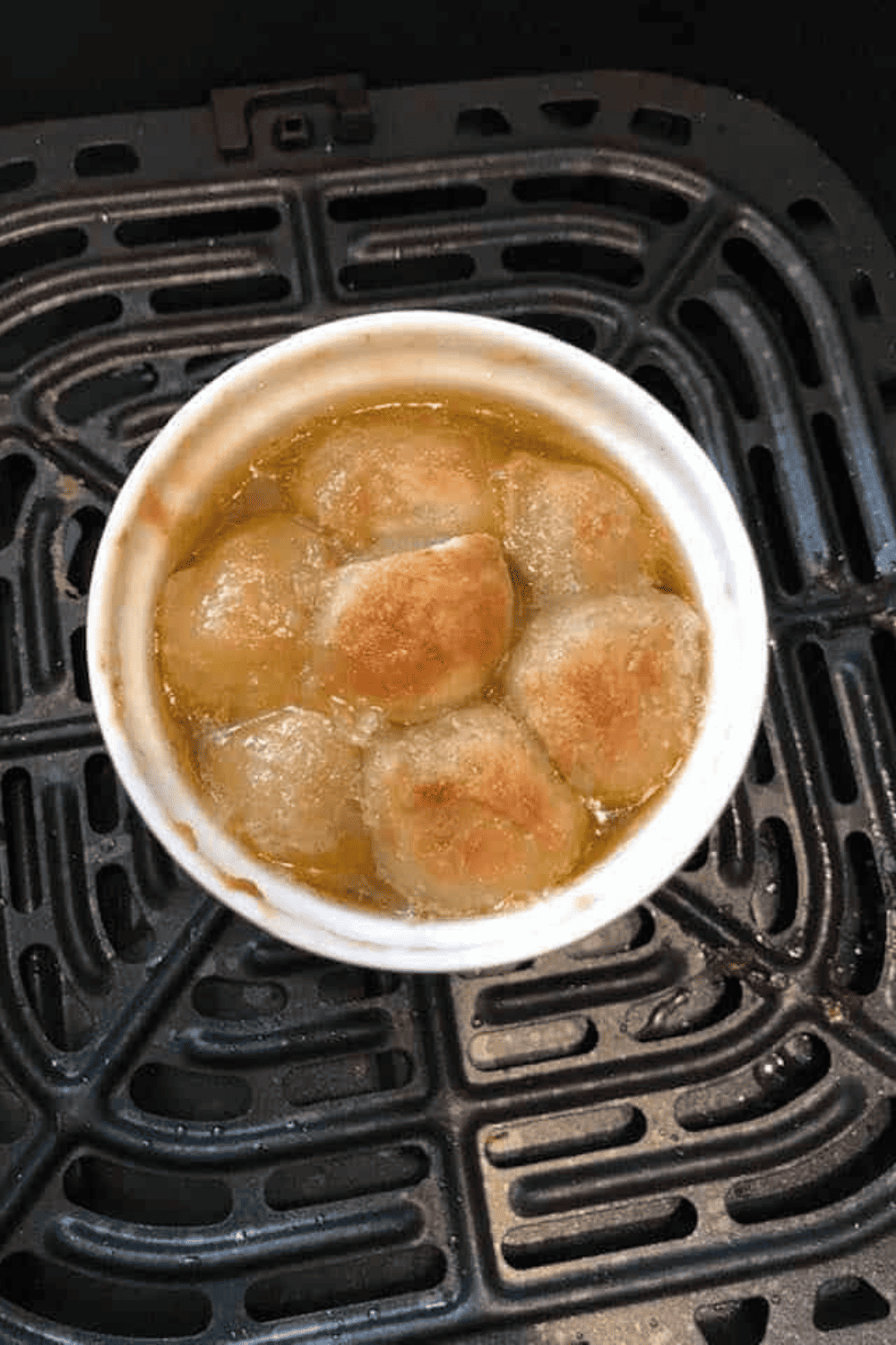 Air Fryer Monkey Bread For One