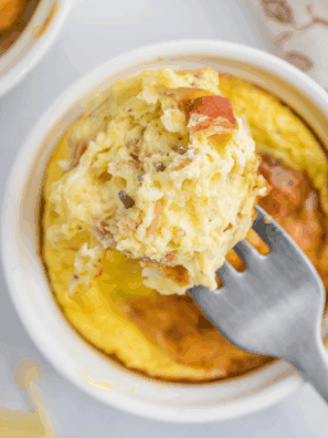 Air Fryer Scrambled Eggs in a Mug