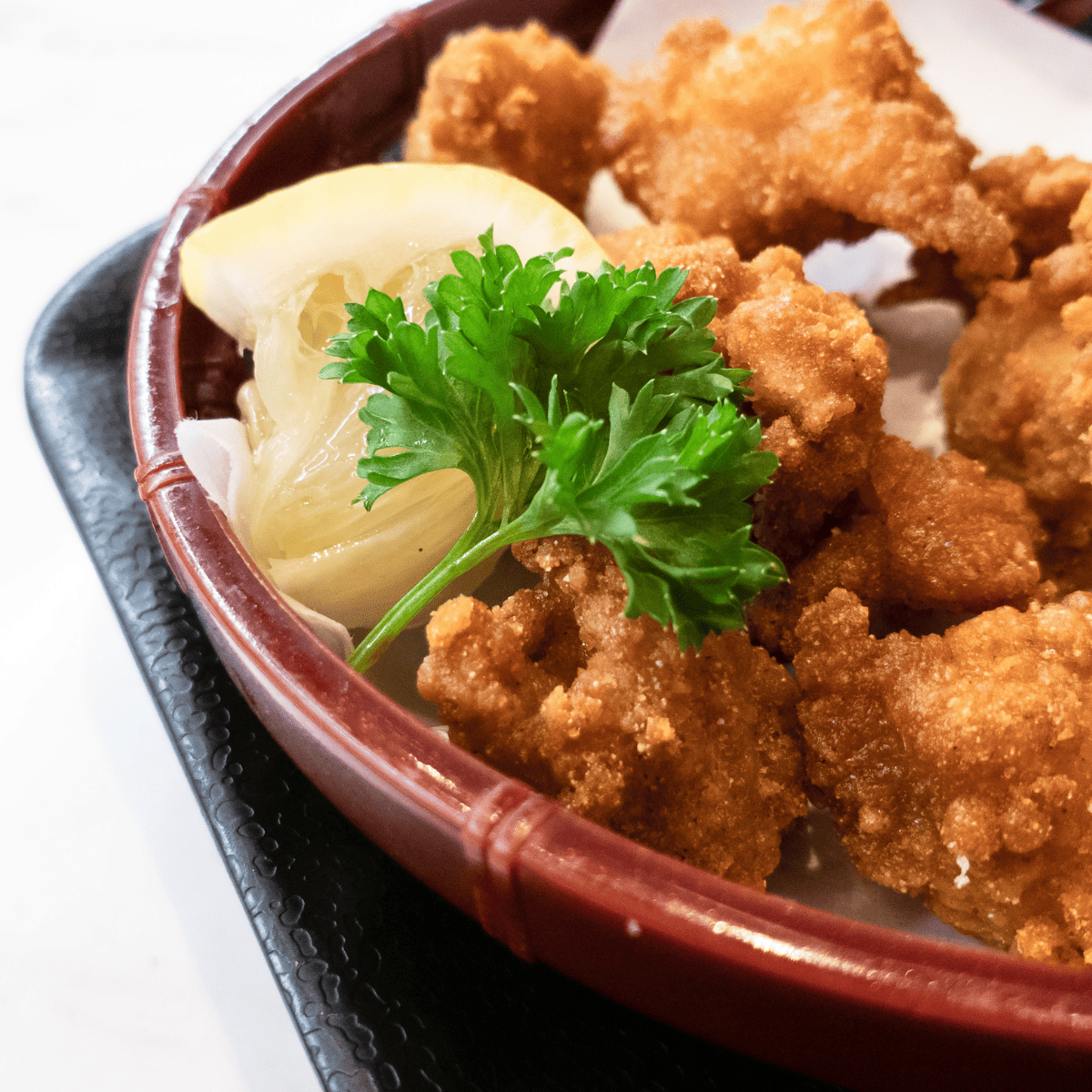 Air Fryer Frozen Tempura Chicken Fork To Spoon