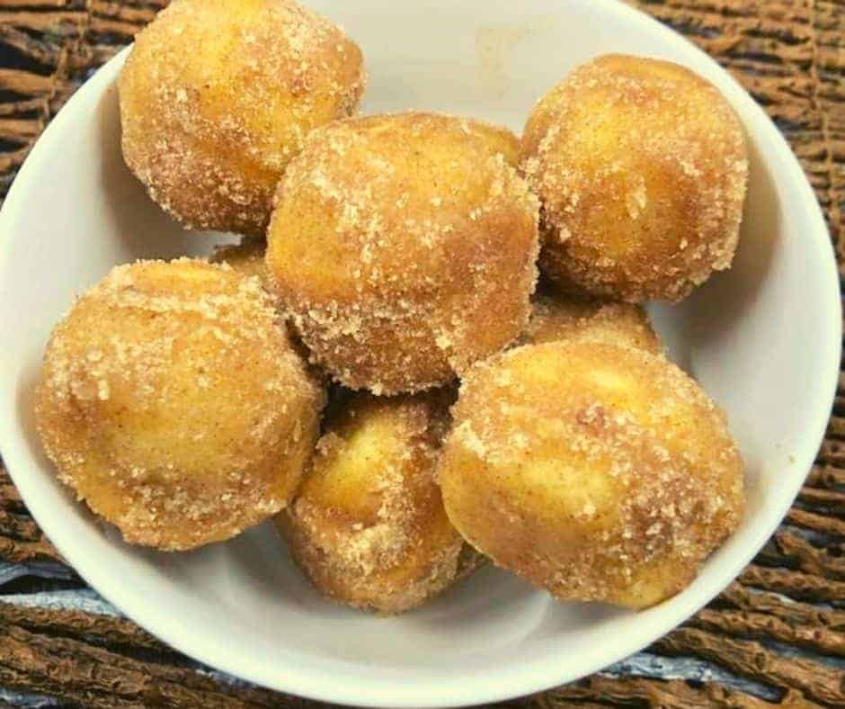 Air Fryer Cinnamon Sugar Donut Holes