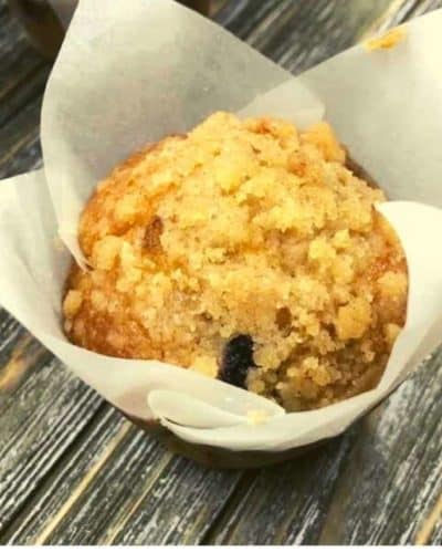 Air Fryer Copycat Panera Wild Blueberry Muffins