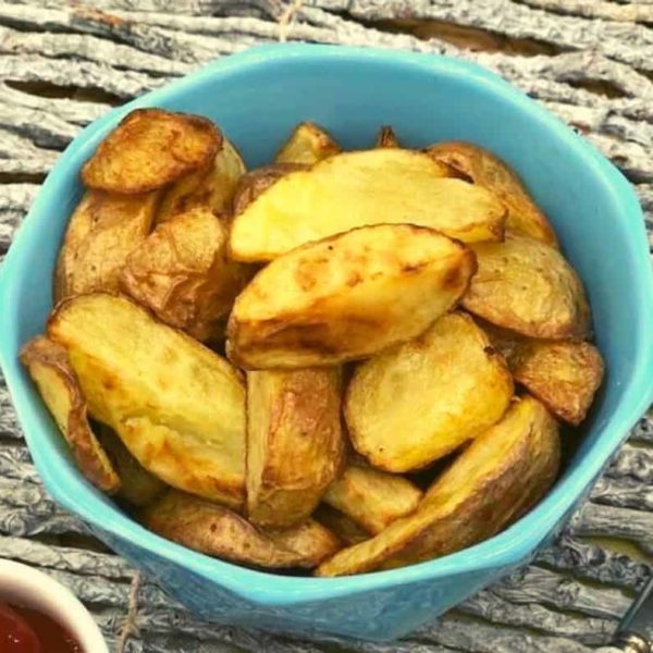Air Fryer Roasted Yukon Potatoes Fork To Spoon
