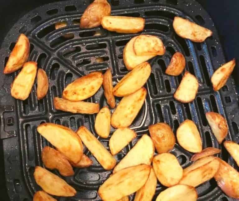 Air Fryer Roasted Yukon Potatoes Fork To Spoon