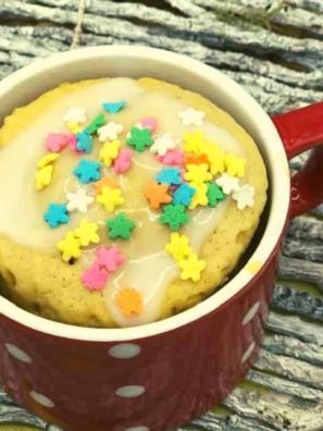 Air Fryer Vanilla Mug Cake