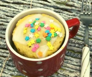 Air Fryer Vanilla Mug Cake