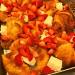 Air Fryer Strawberry Croissant