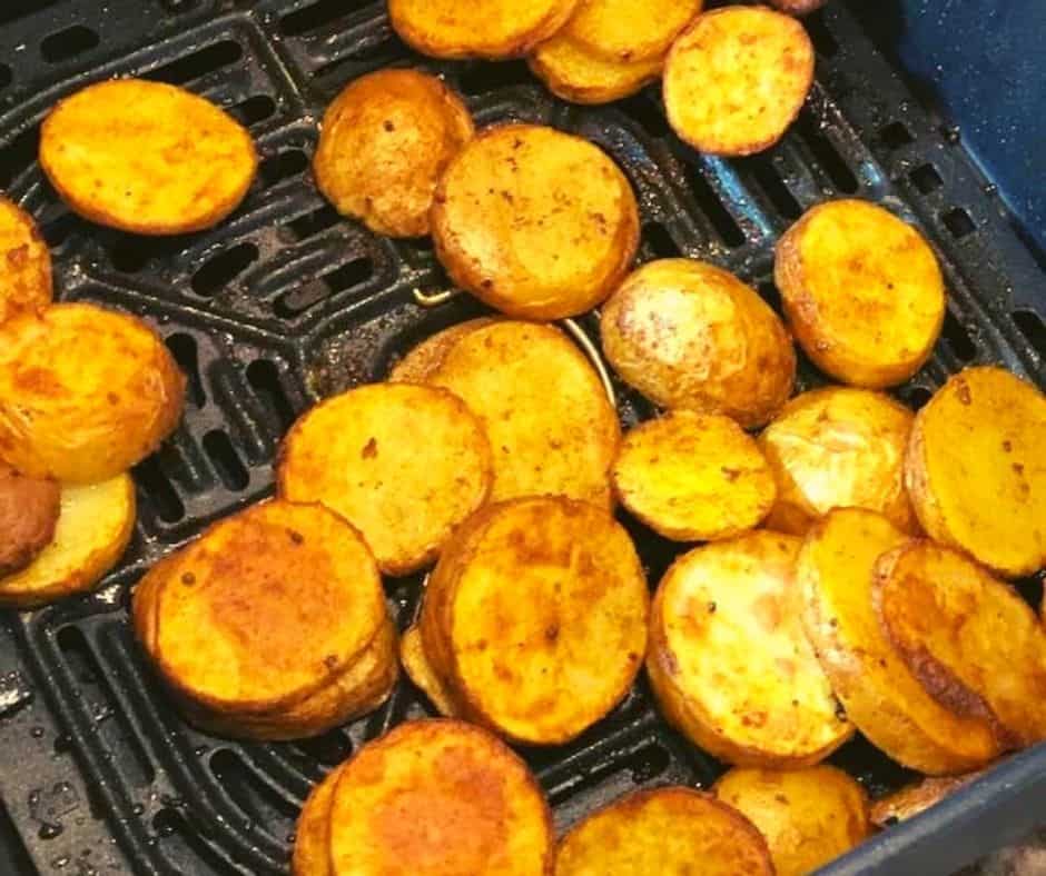 air fryer curry potatoes