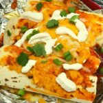 Air Fryer Cheesy Beef Enchiladas