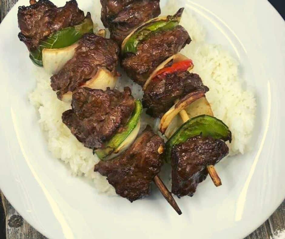 Air Fryer Beef Kabobs Fork To Spoon